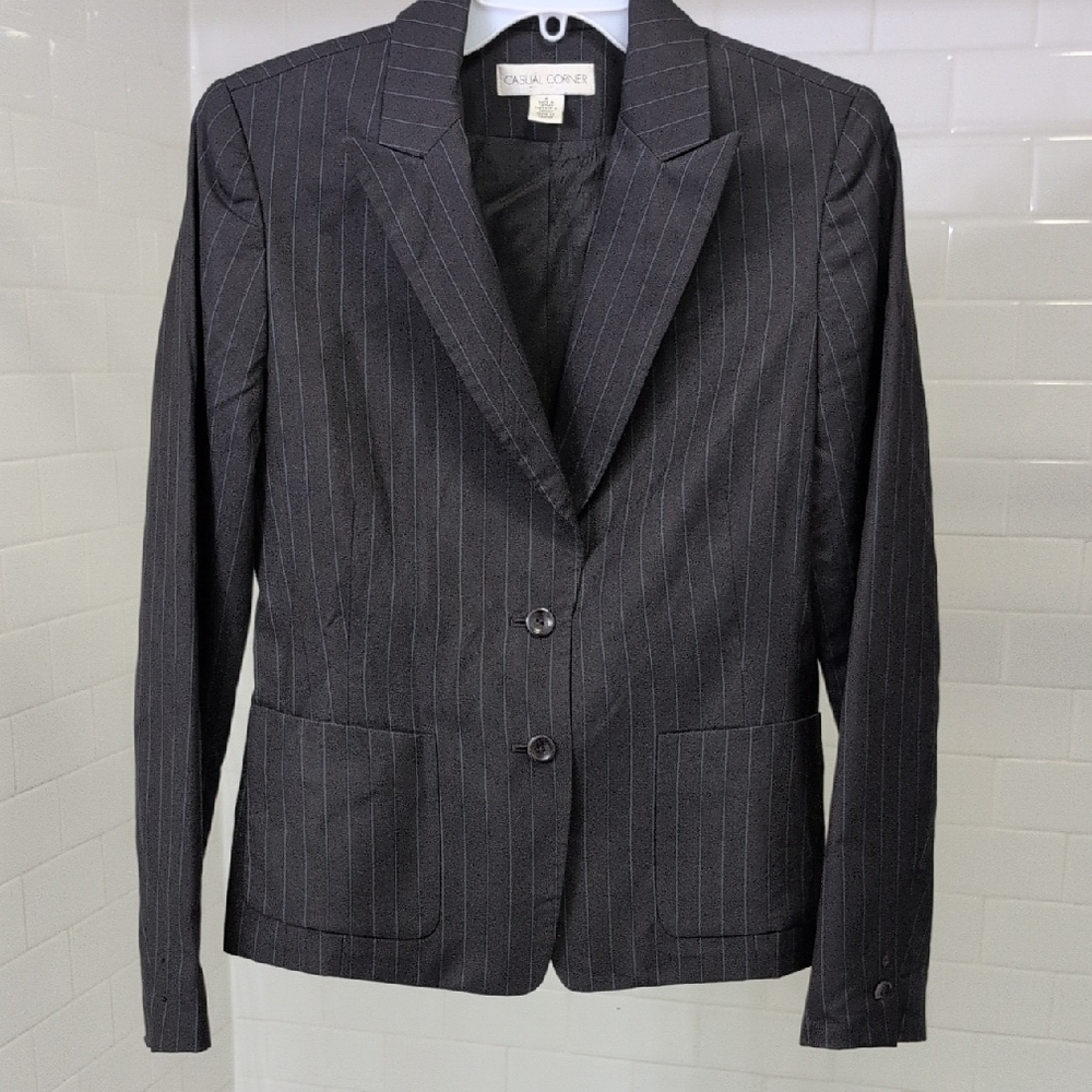 Banana Republic Black Tailored Blazer Professional Suit Jacket